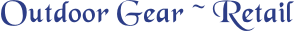 Outdoor Gear Retail