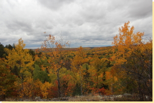 View west from Moose viewpoint 2016-10-14